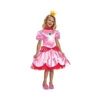 Disguise Super Mario Costume Princess Fancy Peach XS (3-4)