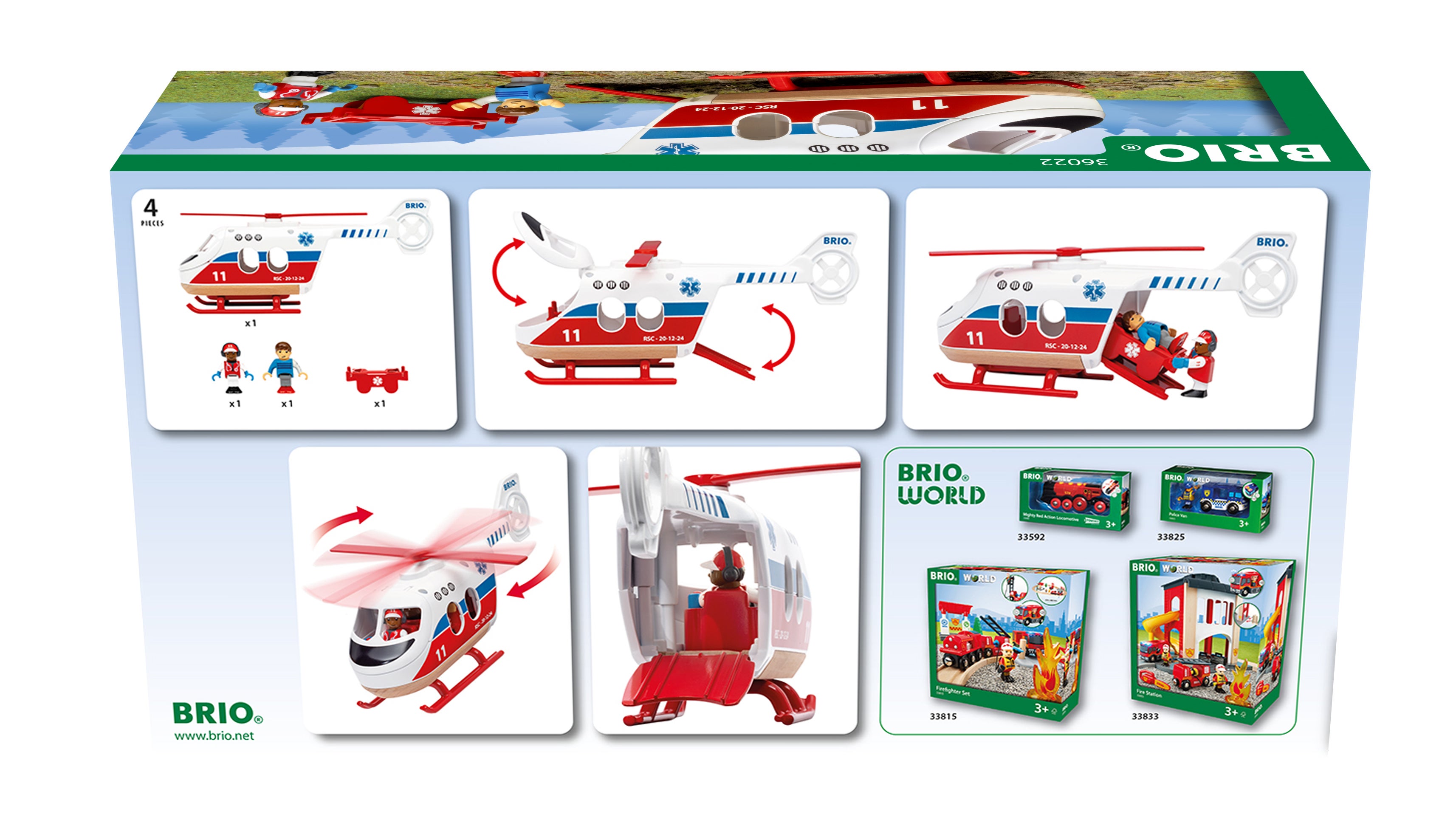 BRIO Tog, Redningshelikopter