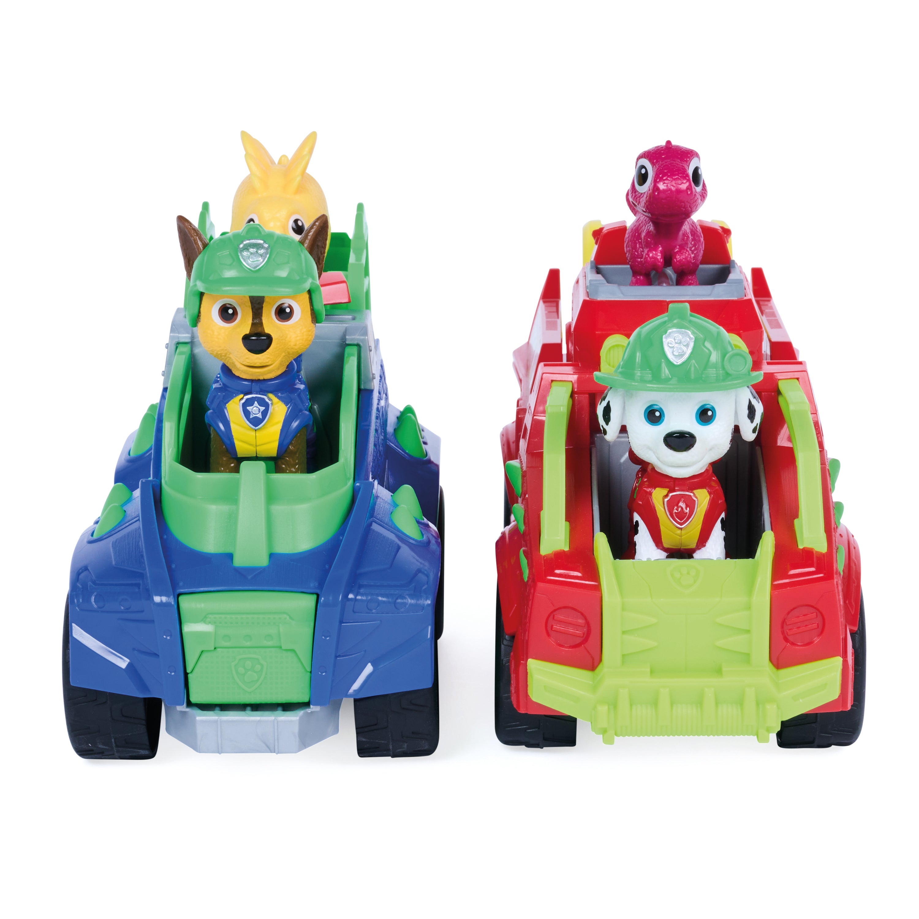 Paw Patrol Movie 3 Dinosaur-kjøretøy 2-pack