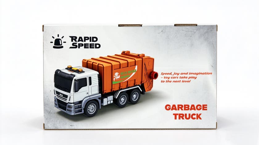 Rapid Speed, Søppelbil orange