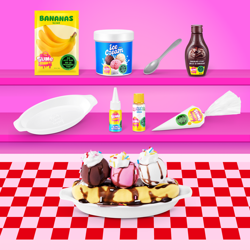 Slime mart – lag realistisk mat av slime