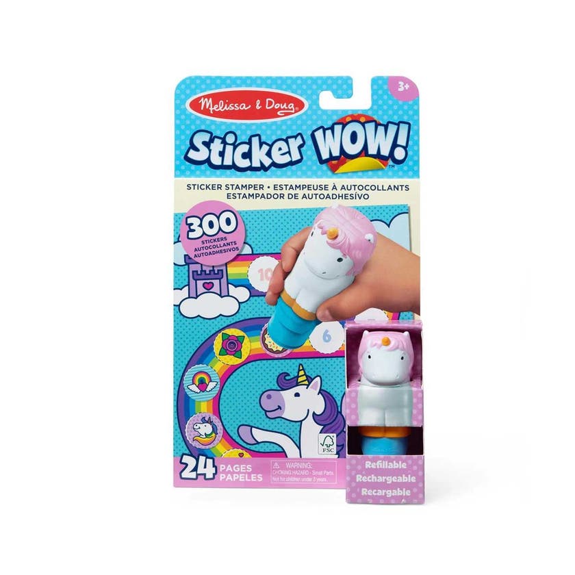 Sticker WOW! Unicorn with Book & Stickers