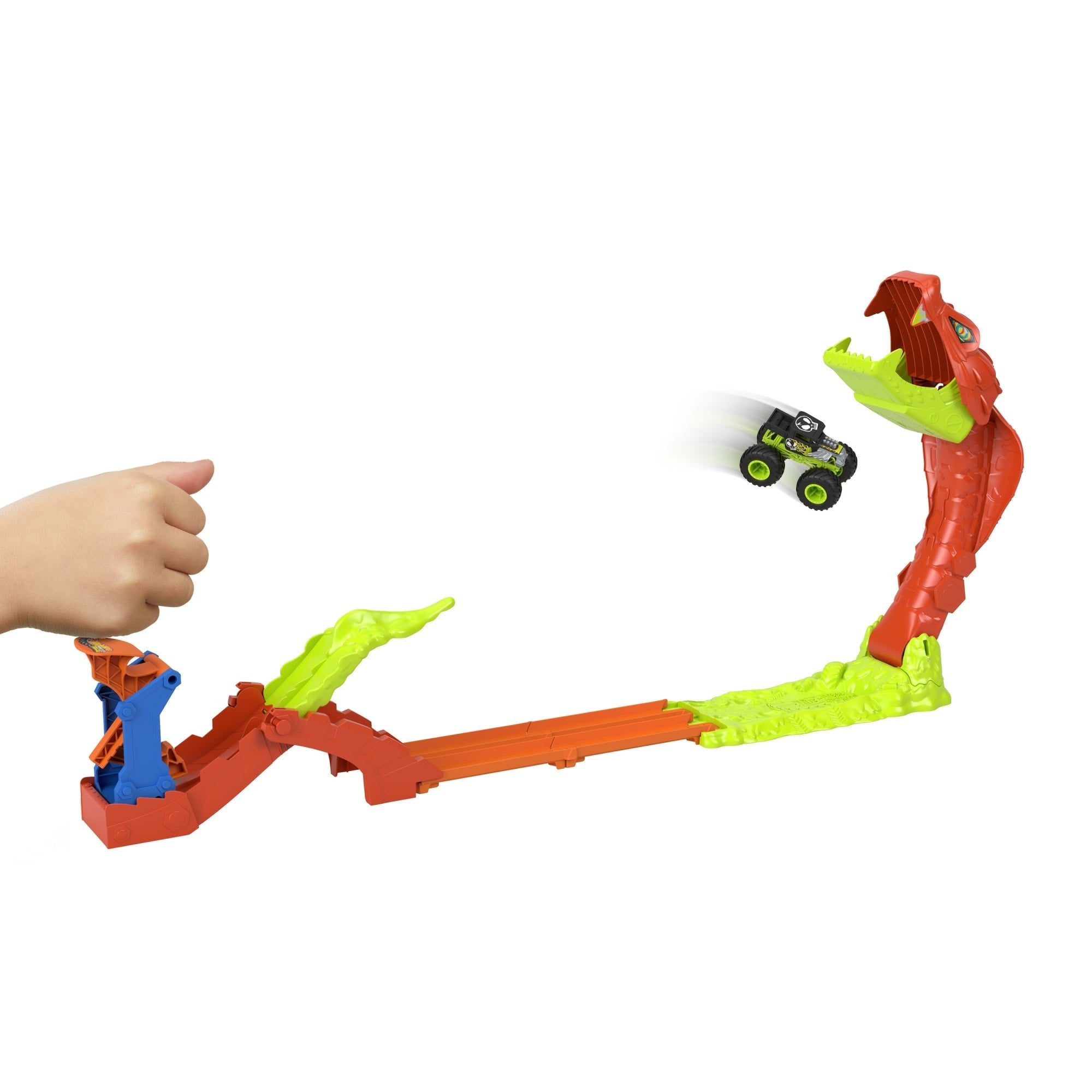 Hot Wheels Monster Trucks Snake Bite Slam Out 