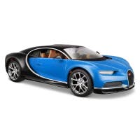 Bugatti Chiron modellbil 1:24 blå