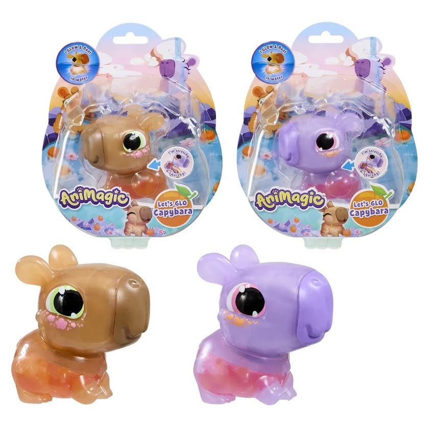 Animagisk Let's Glo Capybara-sortiment