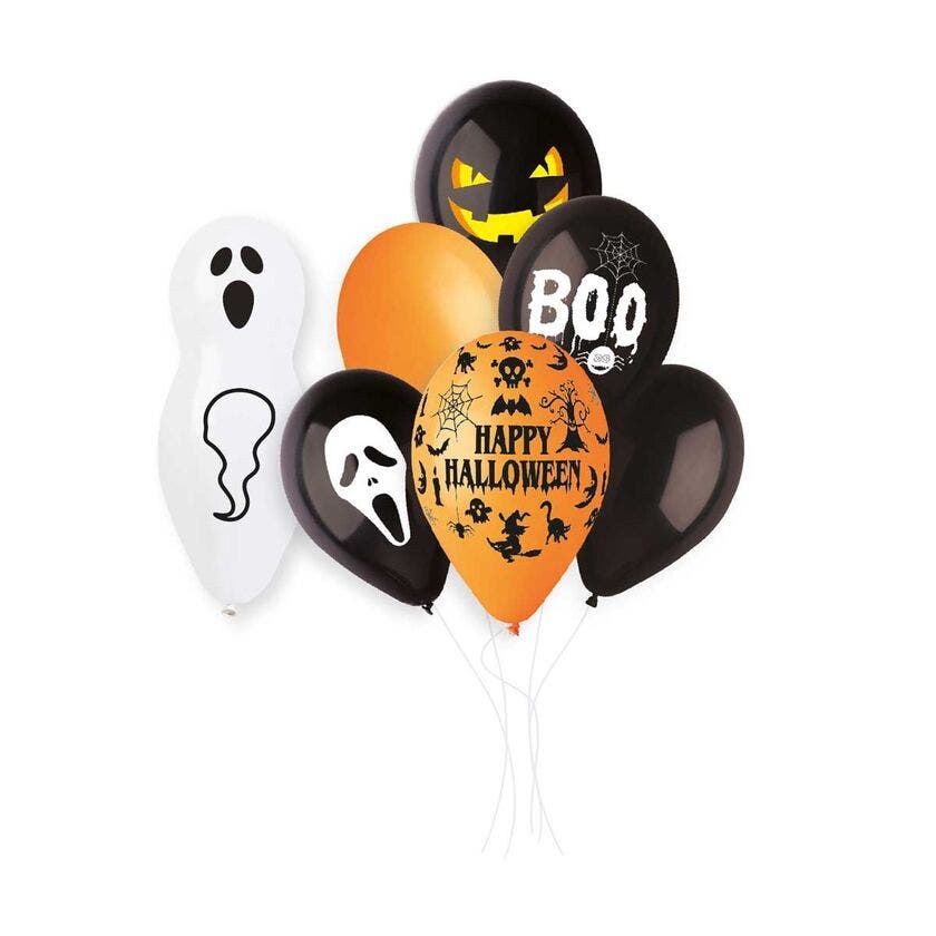 Halloween, Ballong Halloween Mix 25 stk/pk