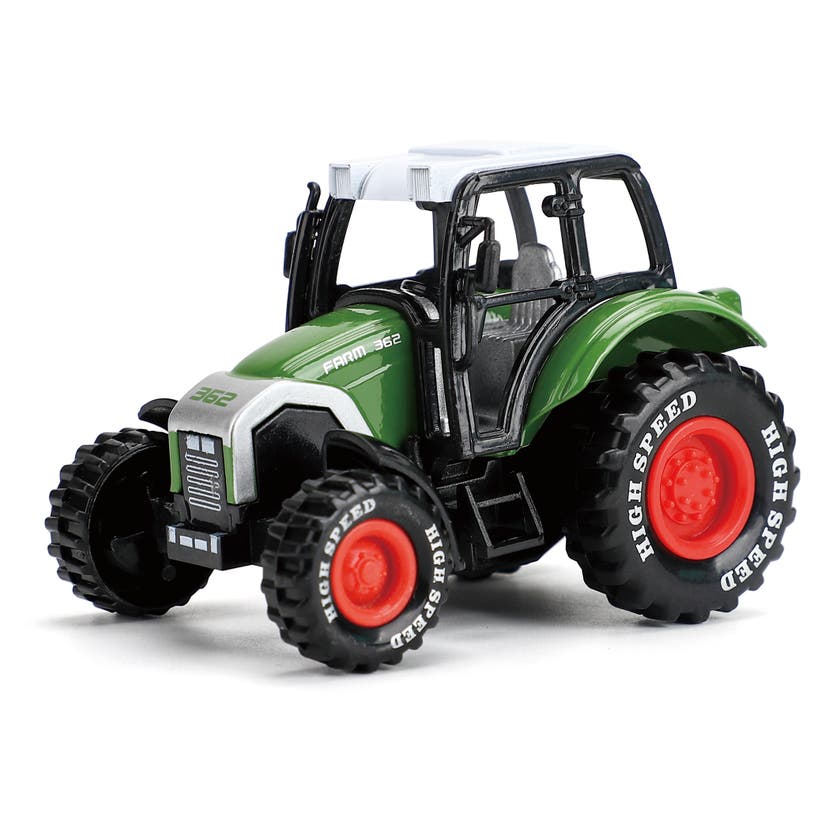 Muddy Farmer, traktor i display med tilbaketrekksfunksjon