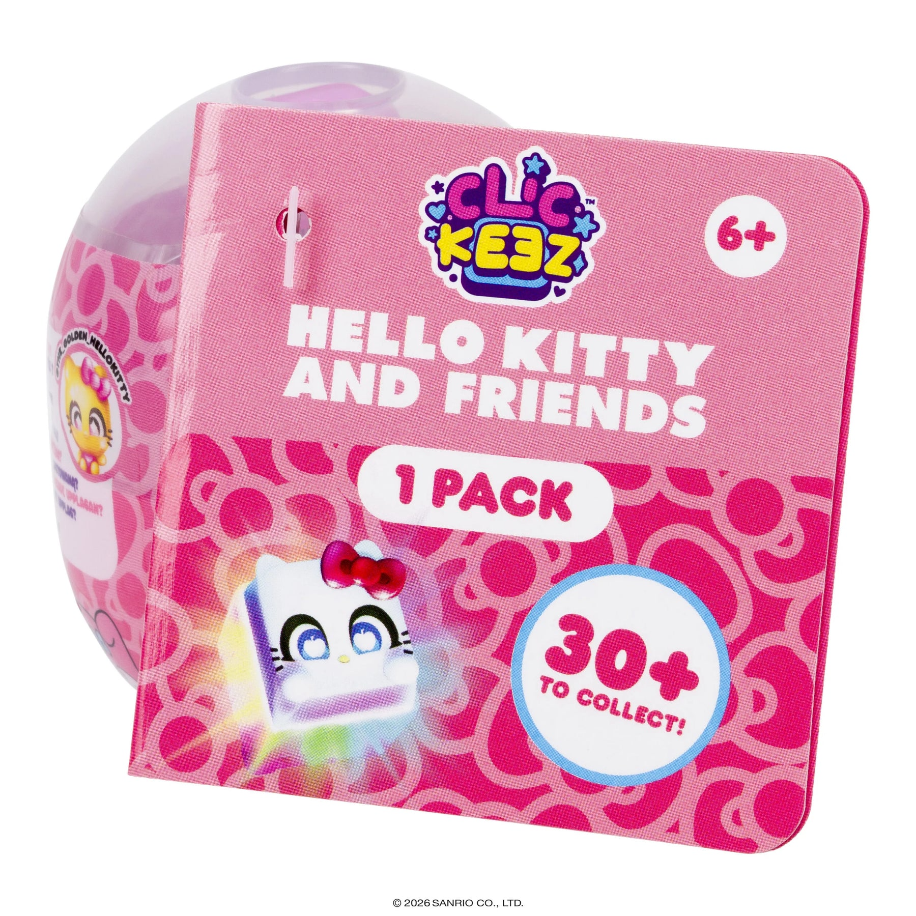 Clickeez Hello Kitty & Friends Klikkbar Fidget-Nøkkelring