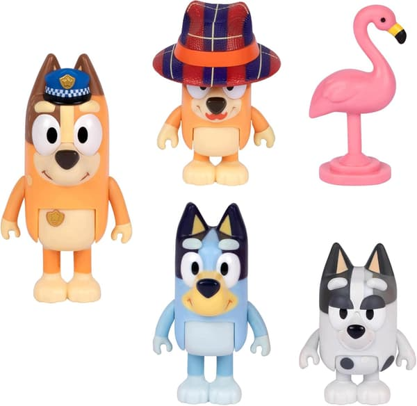 Bluey Series 15 Overnatting-figurer 4-pakk
