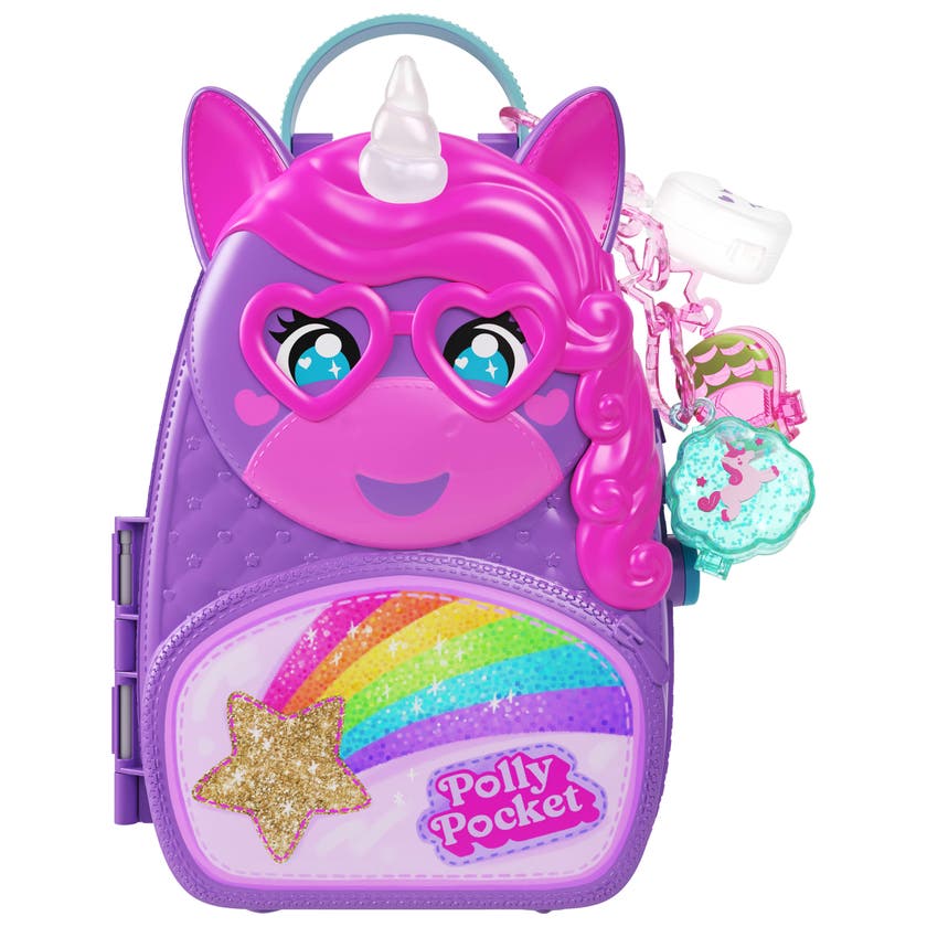 Polly Pocket Enhørning Reiseryggsekk Lekesett