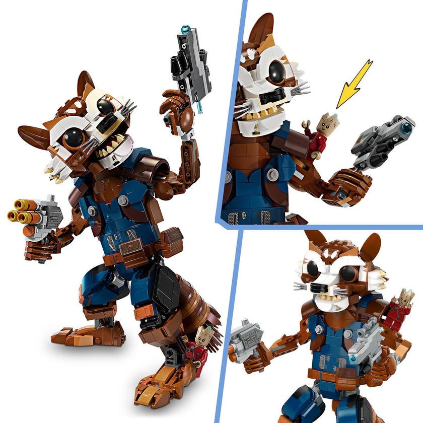 LEGO Marvel 76282, Rocket & Baby Groot