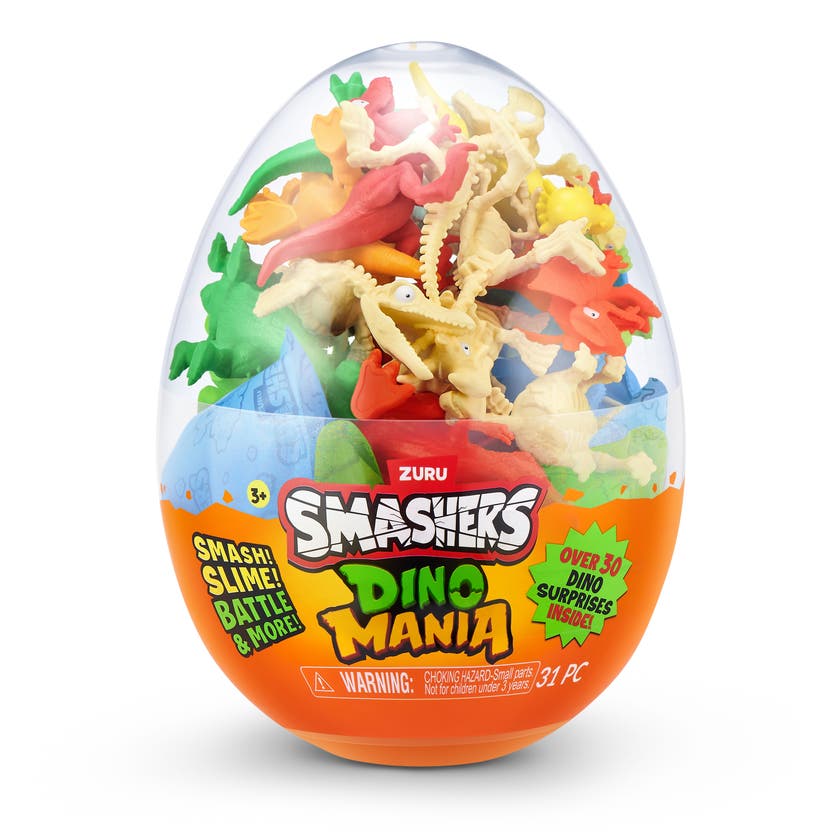 Smashers Dino Mania Stort egg