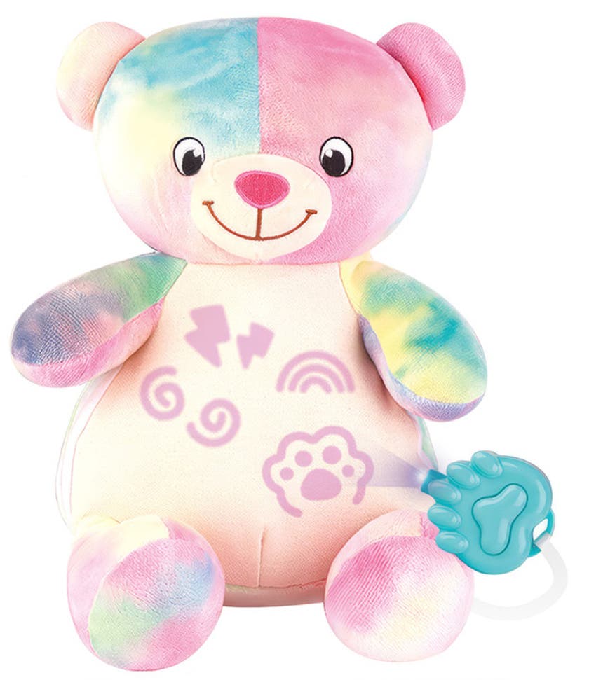 Designbamse 28 cm med magisk lampe