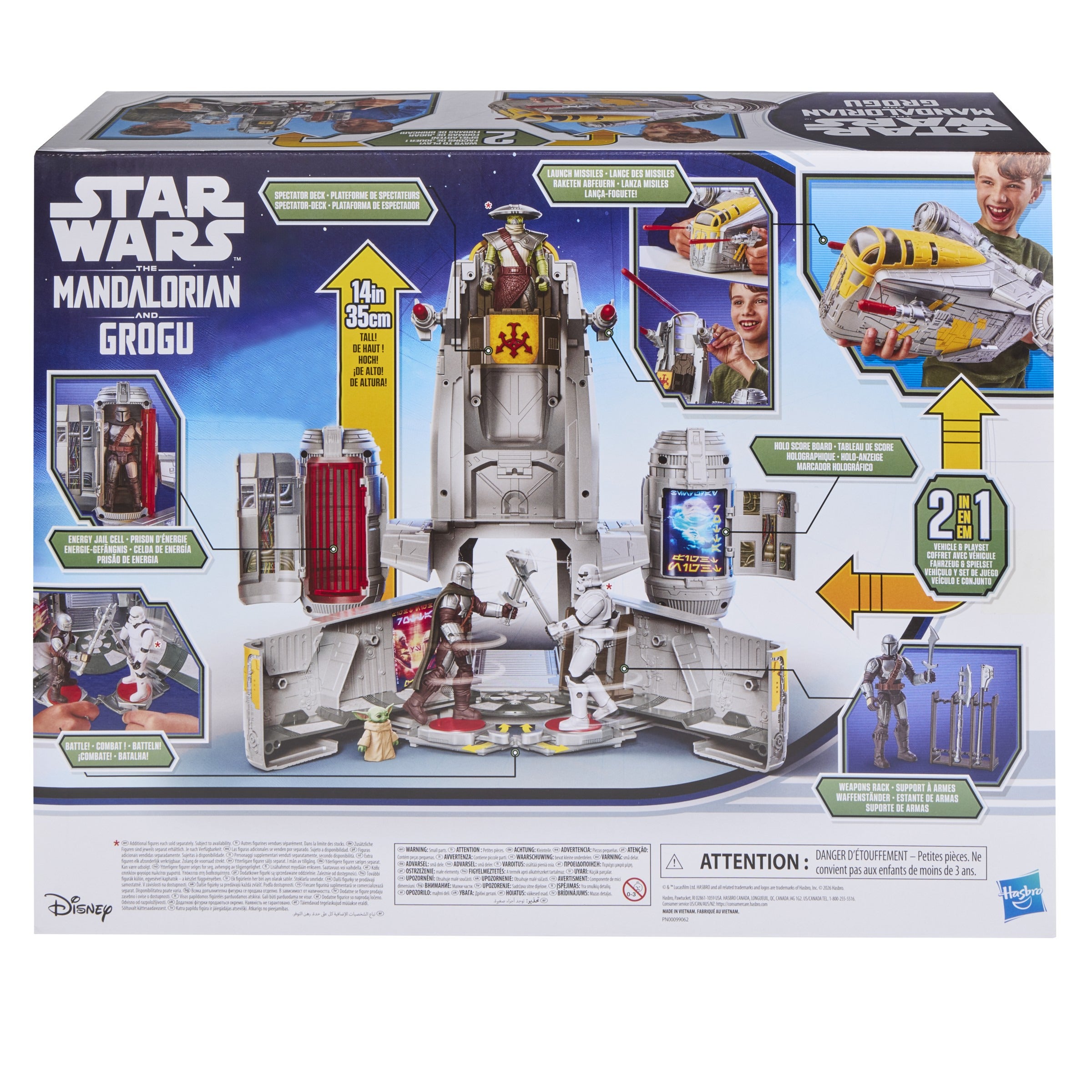 Star Wars ActionVerse Mandalorian Razor Crest Spellsett