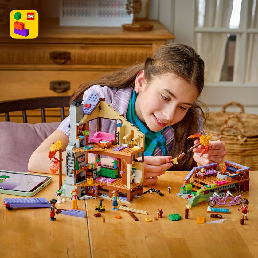 LEGO® Friends Koselig høsthytte, byggeleke 42705