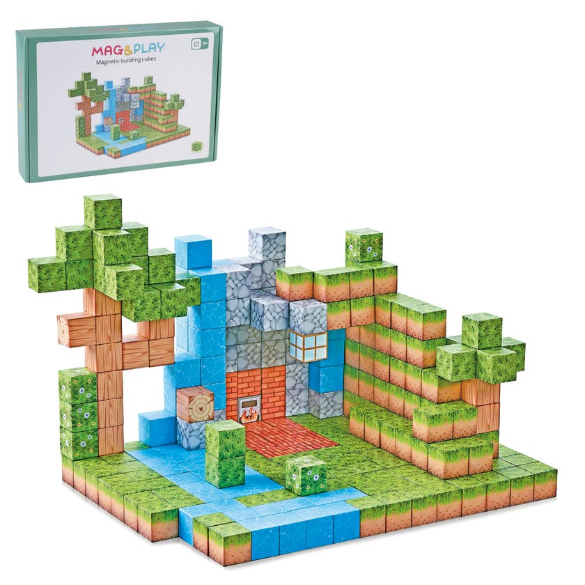 Mag&Play - Building cubes 2 cm 275 stk
