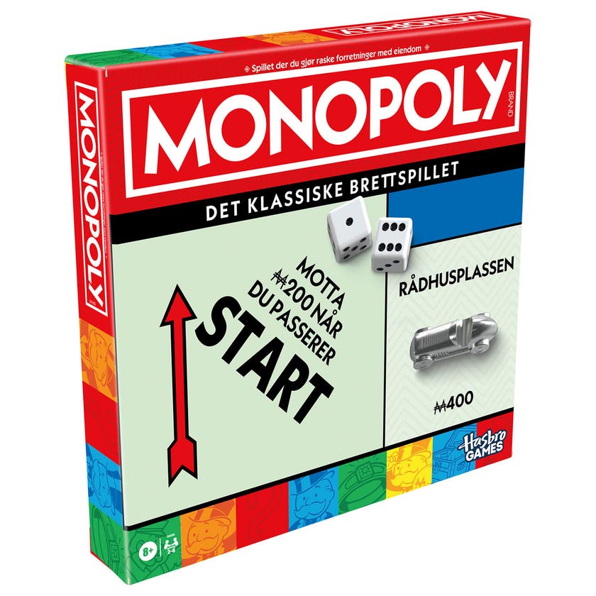 Monopoly Classic Refresh 90 År Brettspill