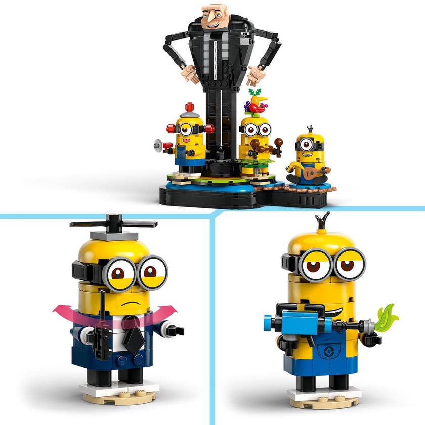 LEGO Despicable Me 75582, Bygget Gru med minions