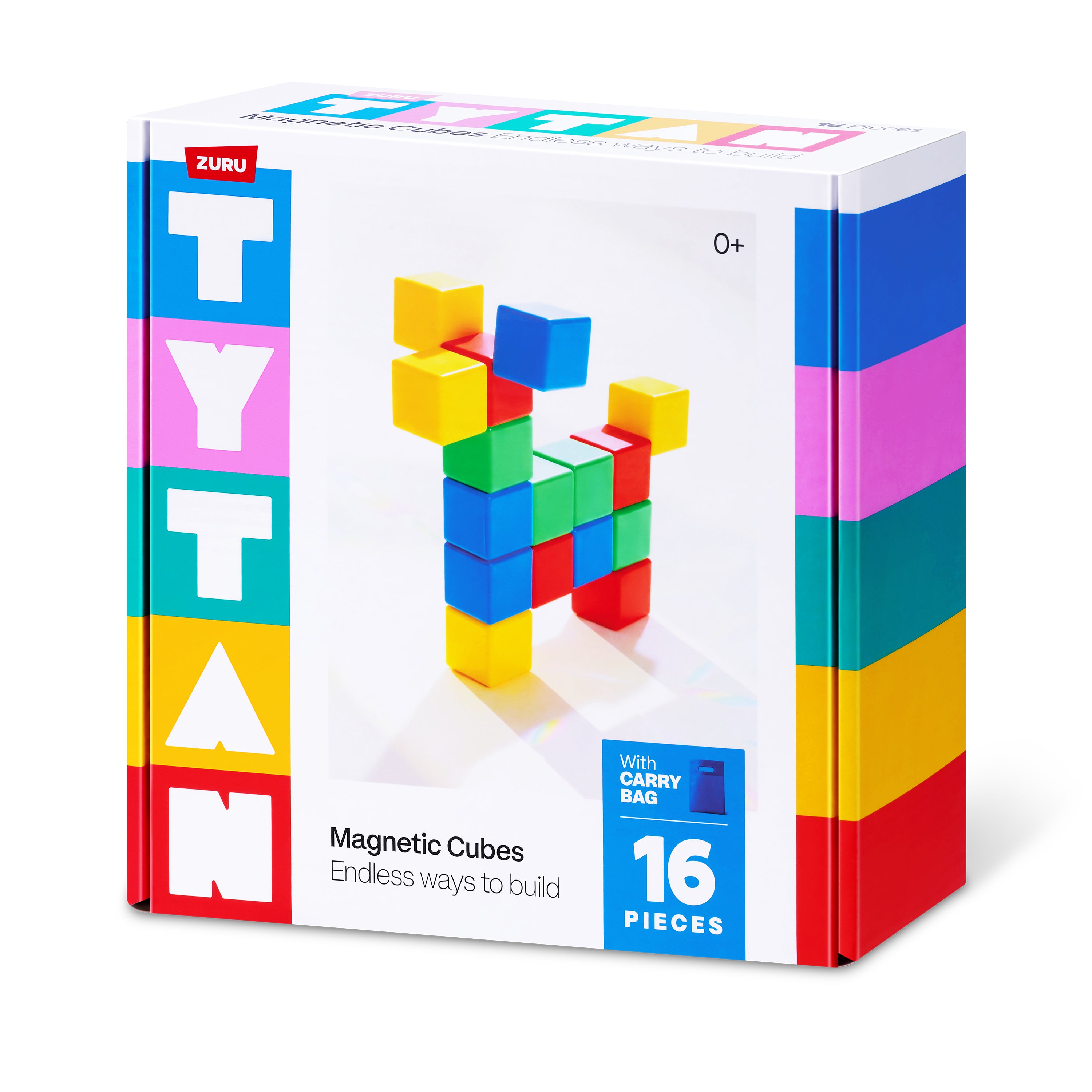TYTAN Magnetiske kuber 16-delsett
