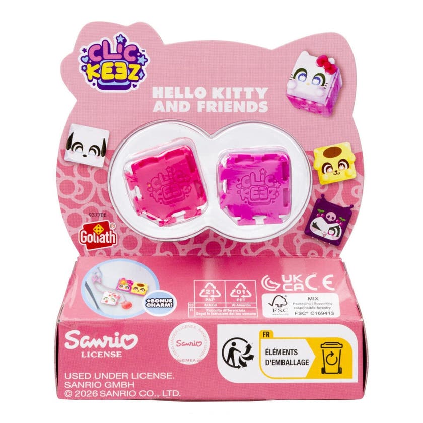 Clickeez Hello Kitty klikkbar nøkkelring