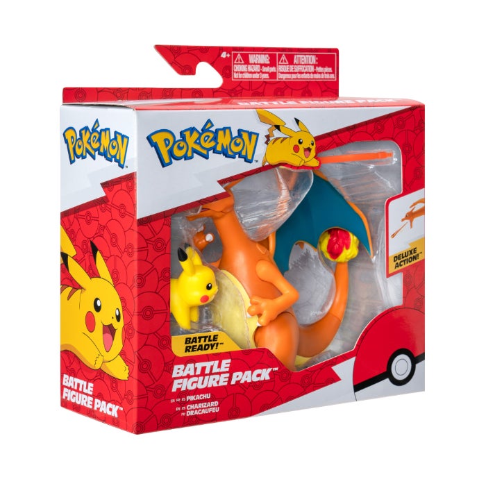 Pokemon, Figure Set 2 Pk Charizard And Pikachu