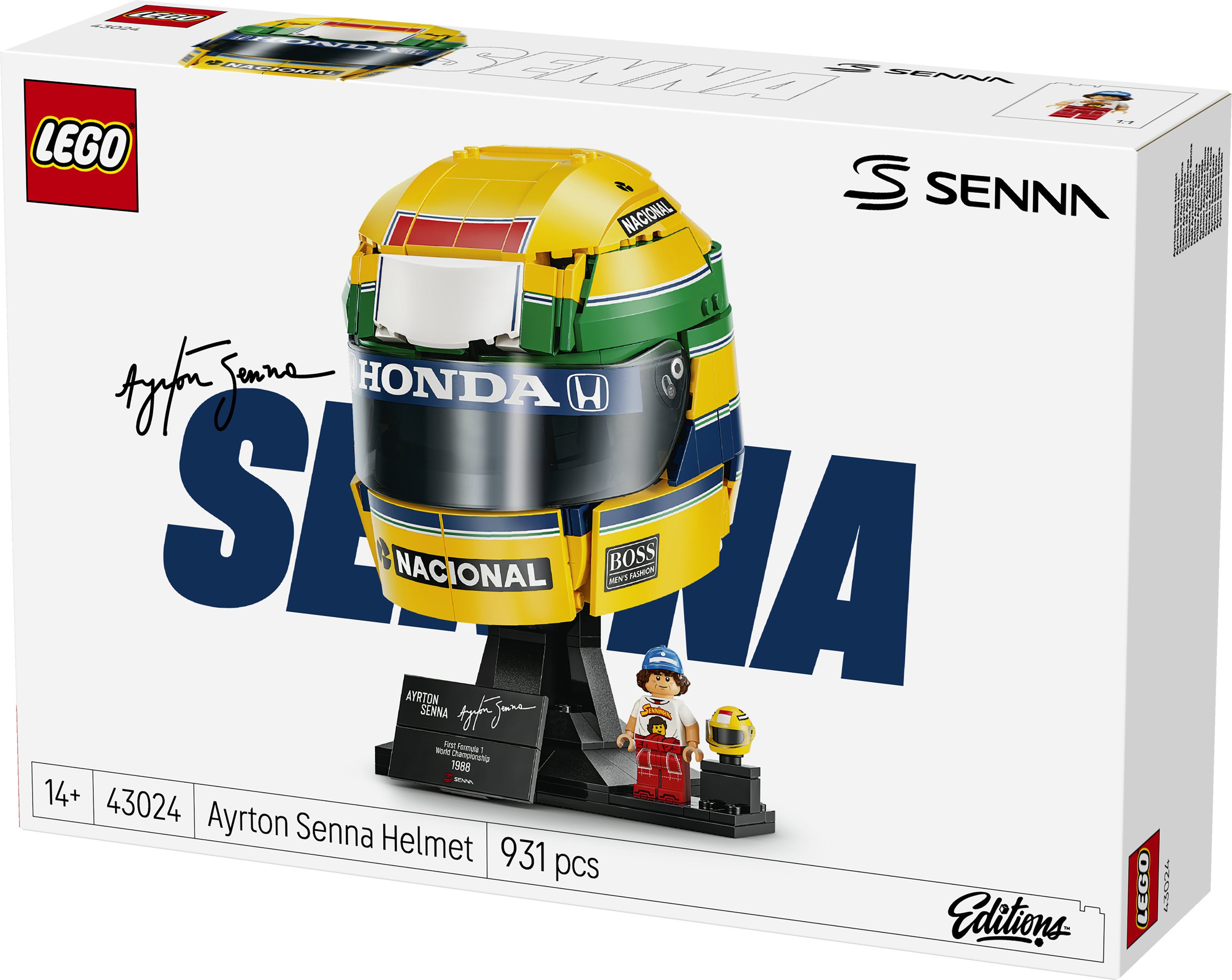 LEGO® Editions Ayrton Sennas hjelm 43024