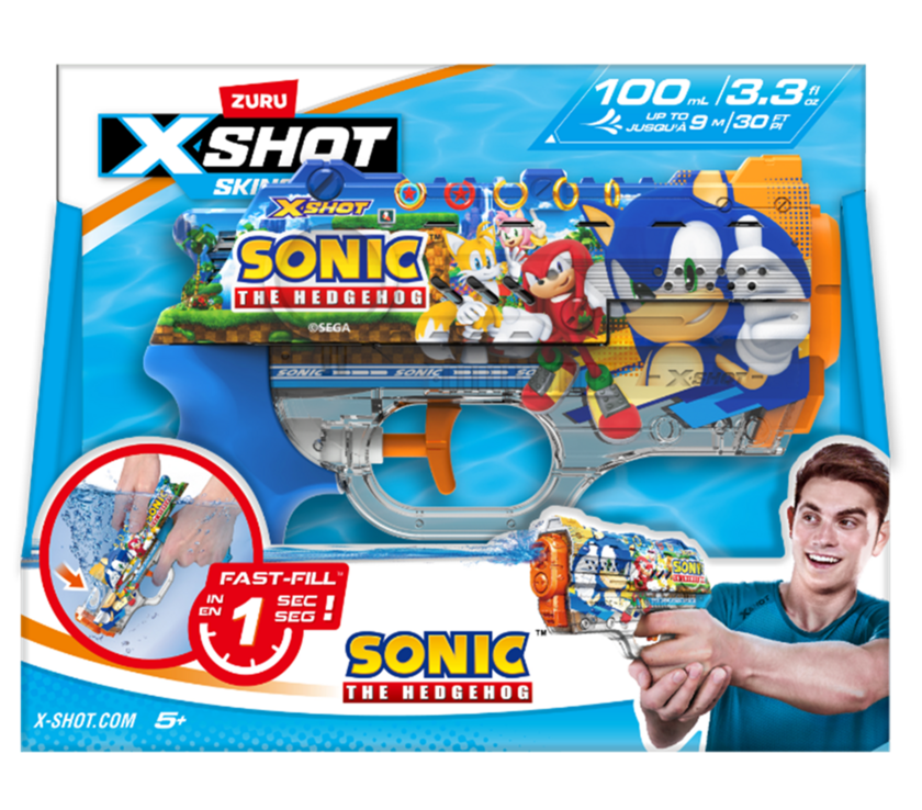 XSHOT Water, Nano Fast-Fill Skins Sonic