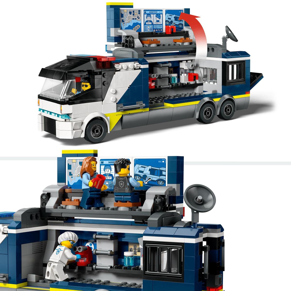 LEGO City 60418, Politiets mobile laboratoriebil