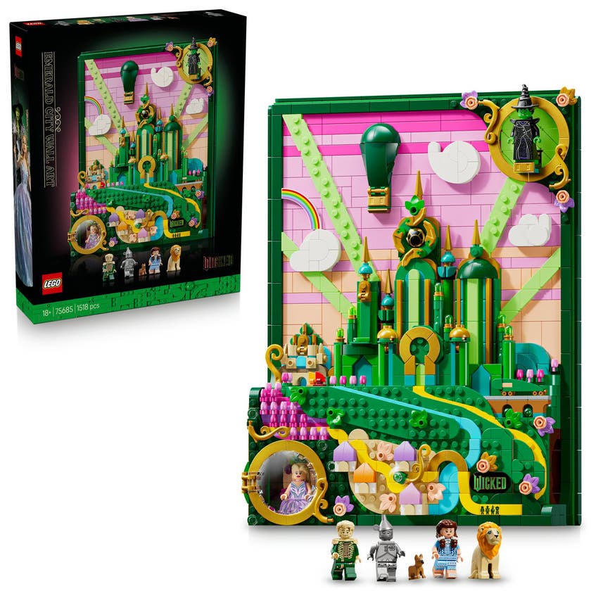 LEGO Wicked 75685, Emerald City – veggkunst