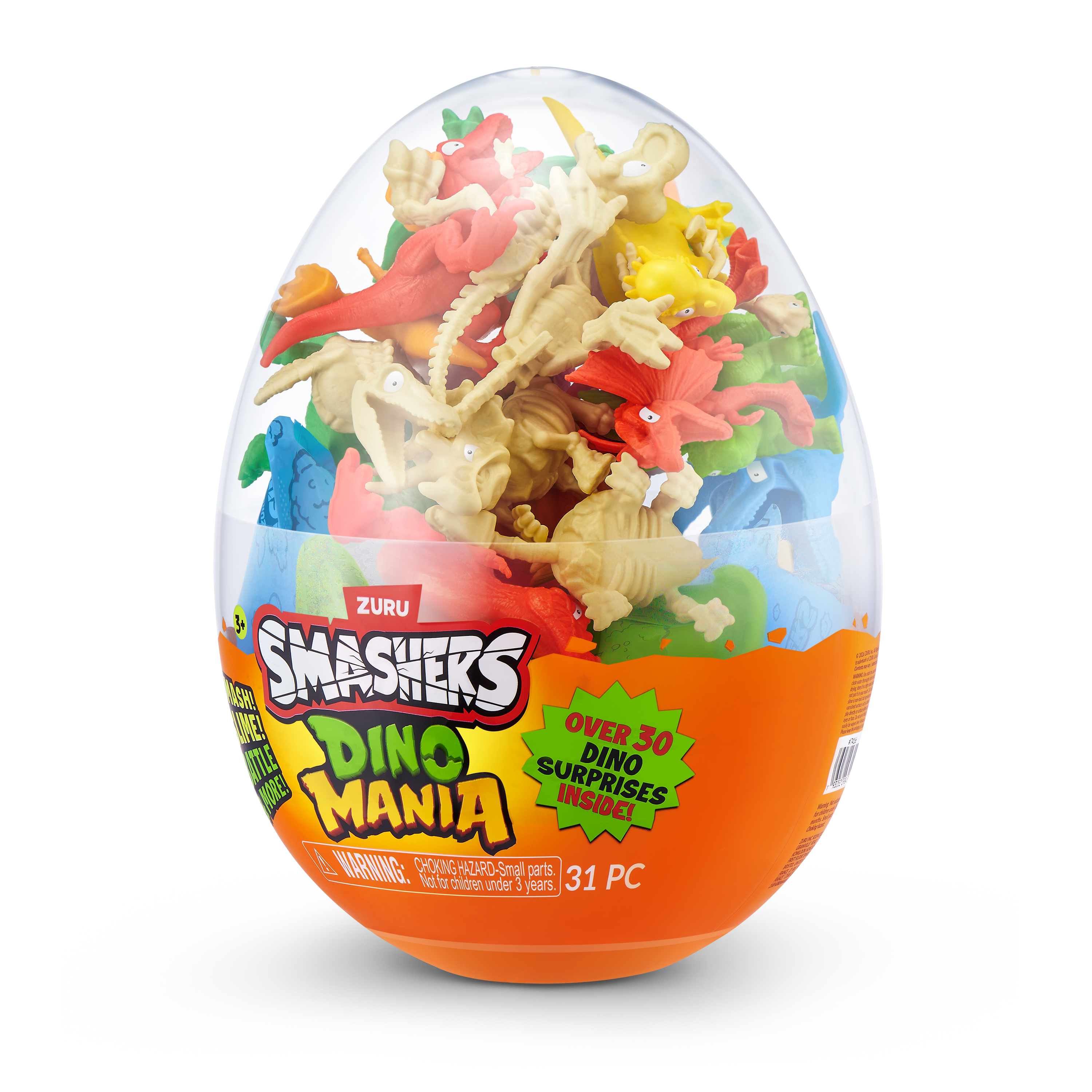 Smashers Dino Mania Stort egg