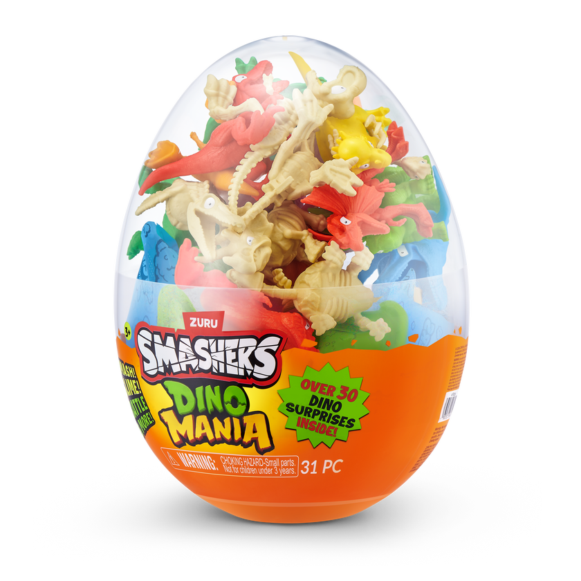 Smashers Dino Mania Stort egg