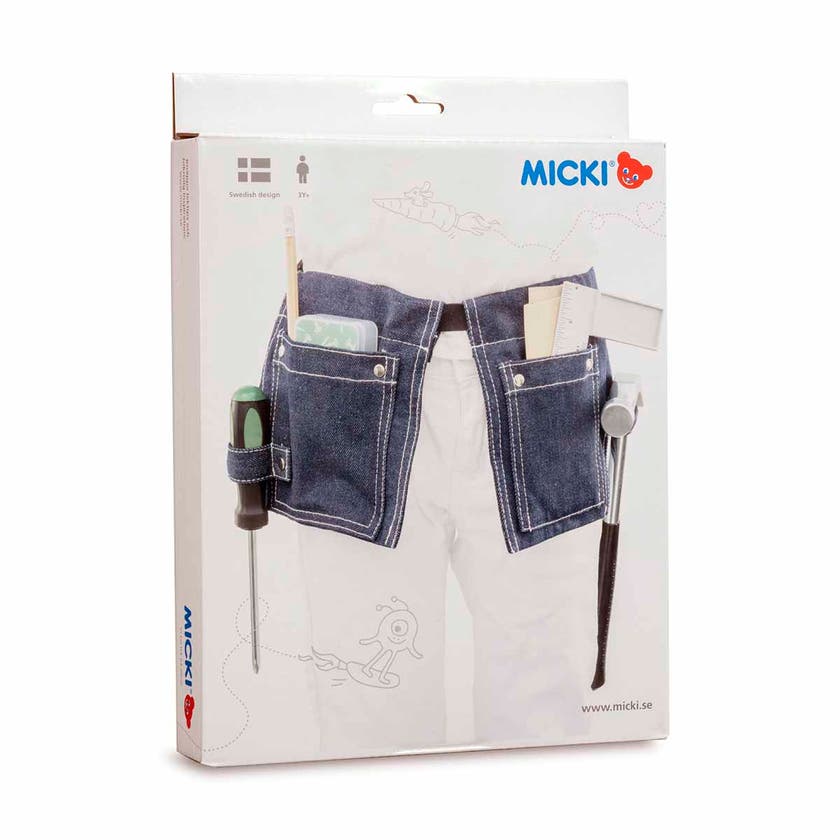 Micki, verktøybelte med verktøy