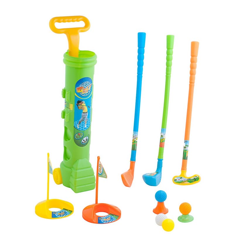 Golfsett for barn fra 3 år med trillevogn – Kids Sports