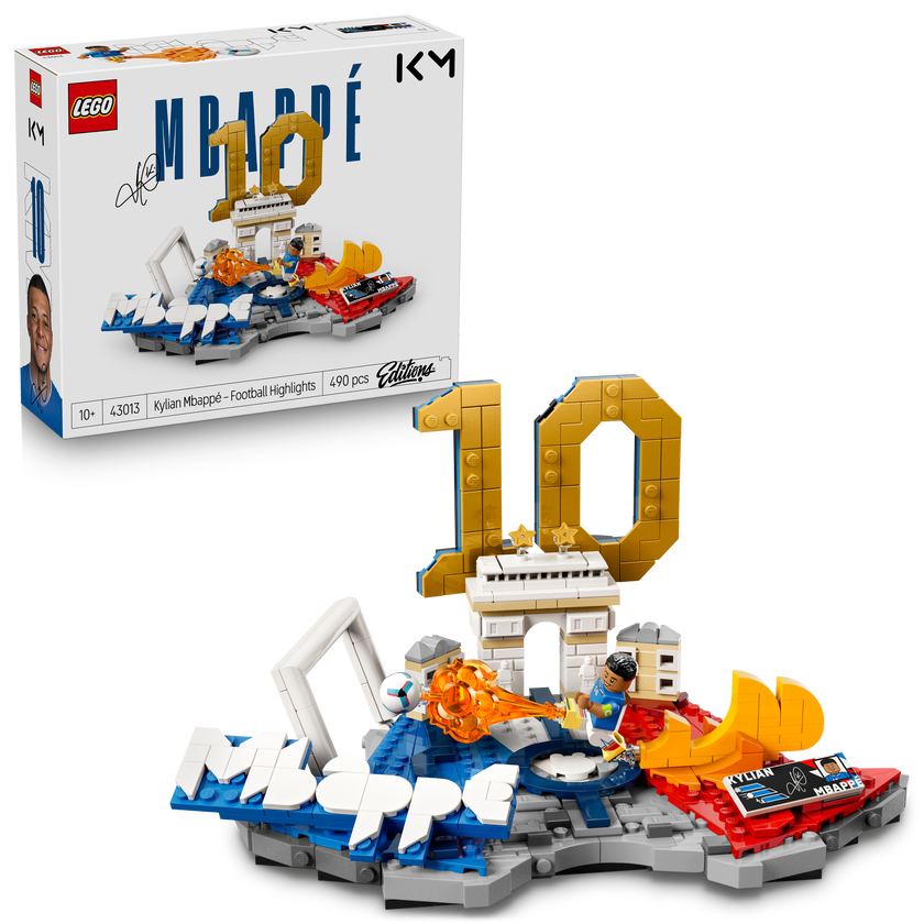 LEGO® Editions Kylian Mbappé – fotball-høydepunkter 43013