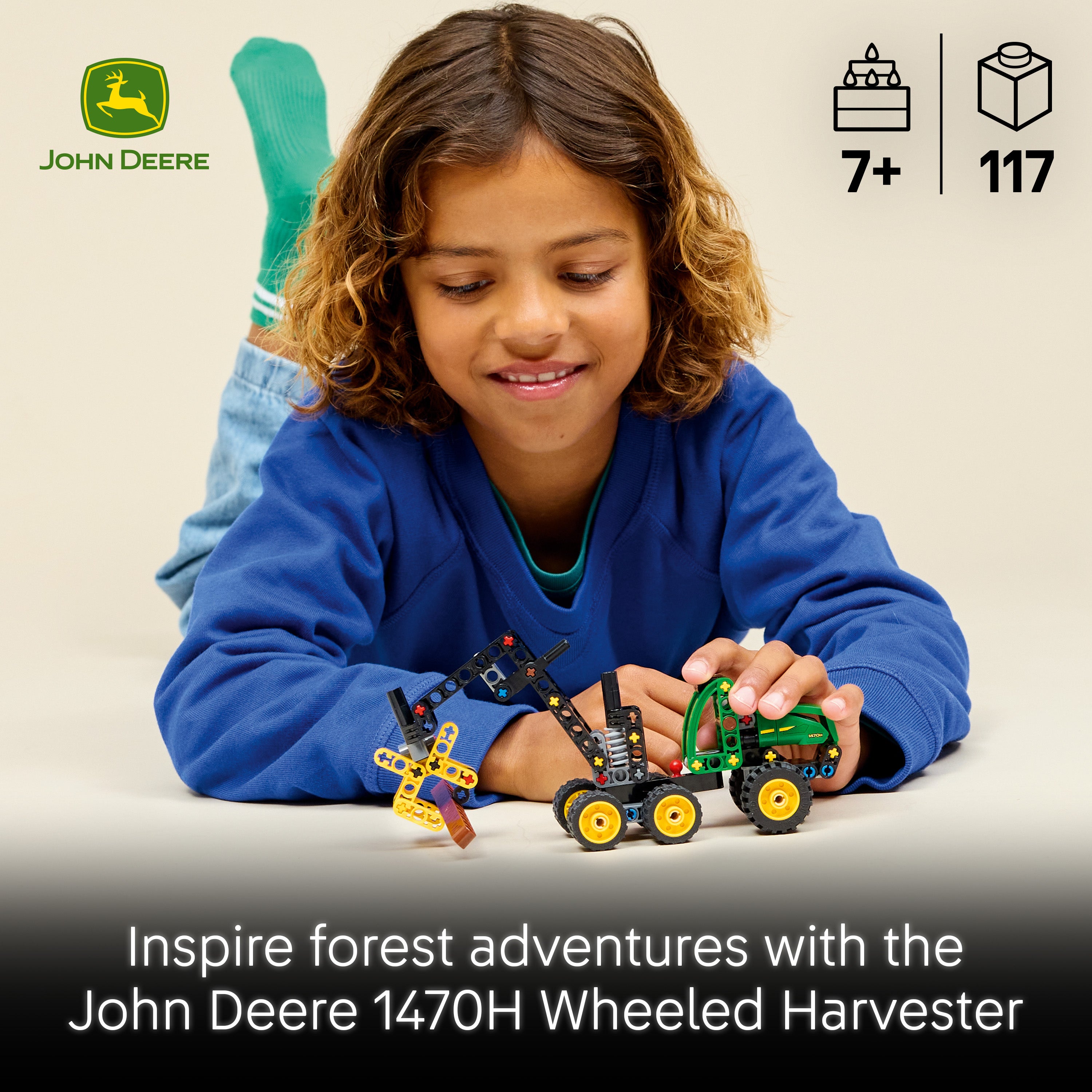 LEGO® Technic John Deere 1470H hjuldrevet hogstmaskin 42218