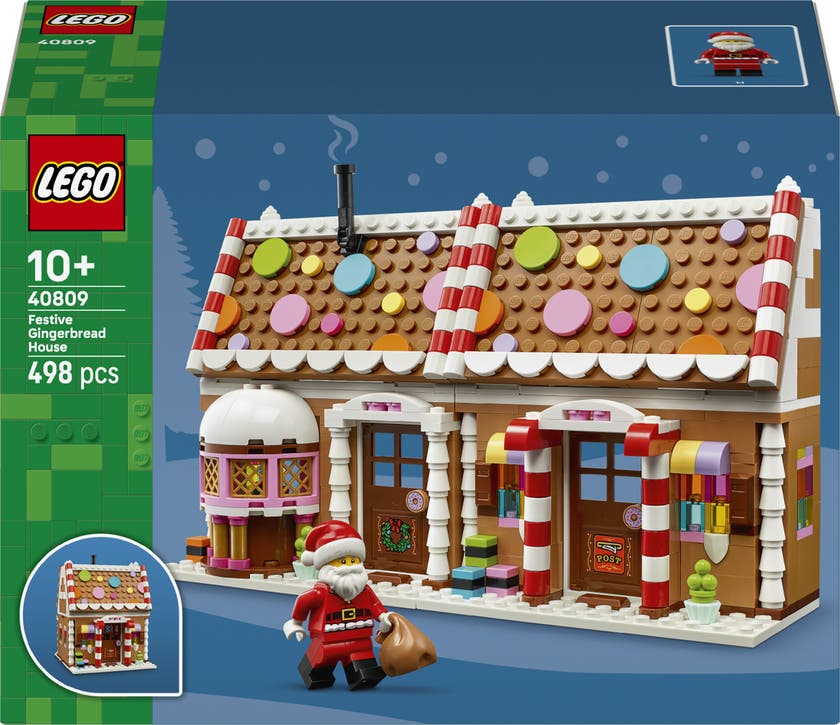 LEGO® Iconic Julepepperkakshus 40809
