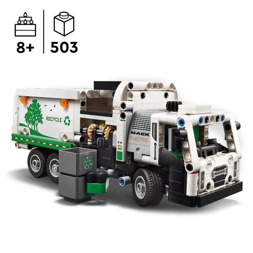 LEGO Technic 42167, Mack® LR Elektrisk tømmebil