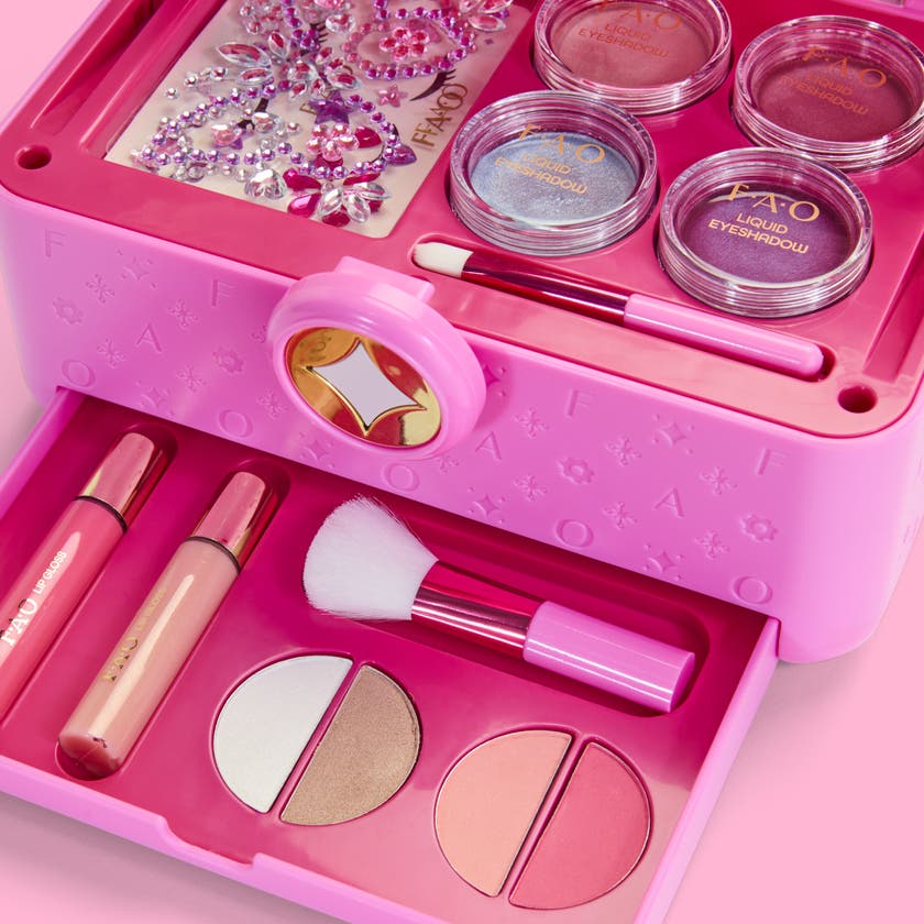 FAO SCHWARZ Makeup Caddy 27-delts sminkesett