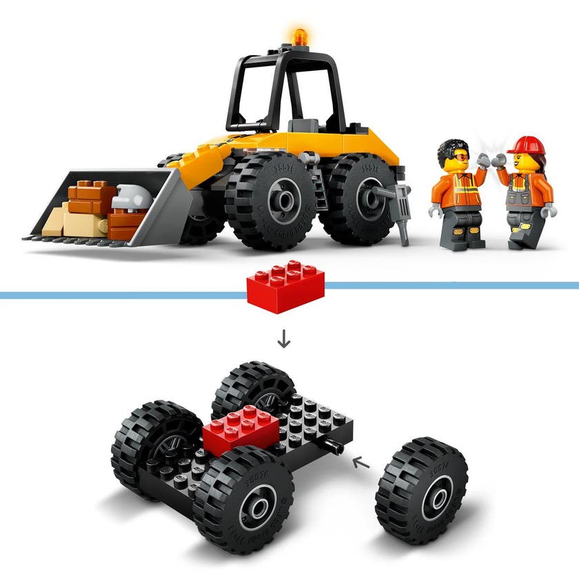 LEGO City Great Vehicles 60450, Gul hjullaster