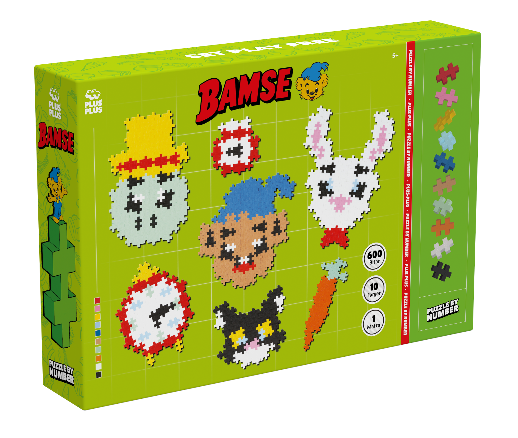 Plus-Plus Bamse & venner 600 stk