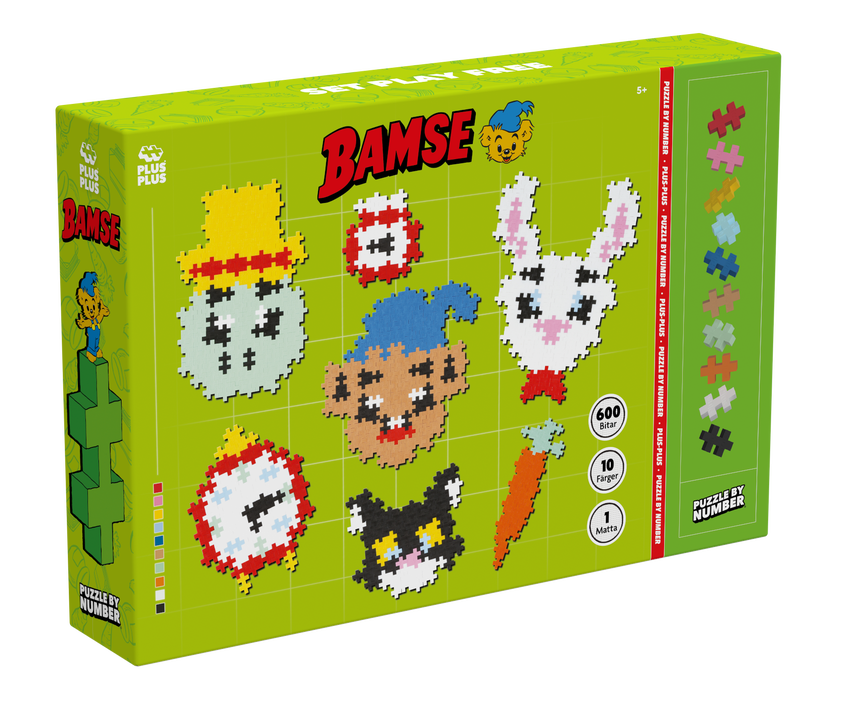 Plus-Plus Bamse & venner 600 stk