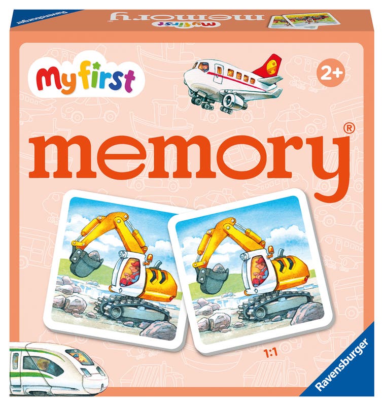 Ravensburger, My First memory® Kjøretøy D/F/I/NL/EN/E
