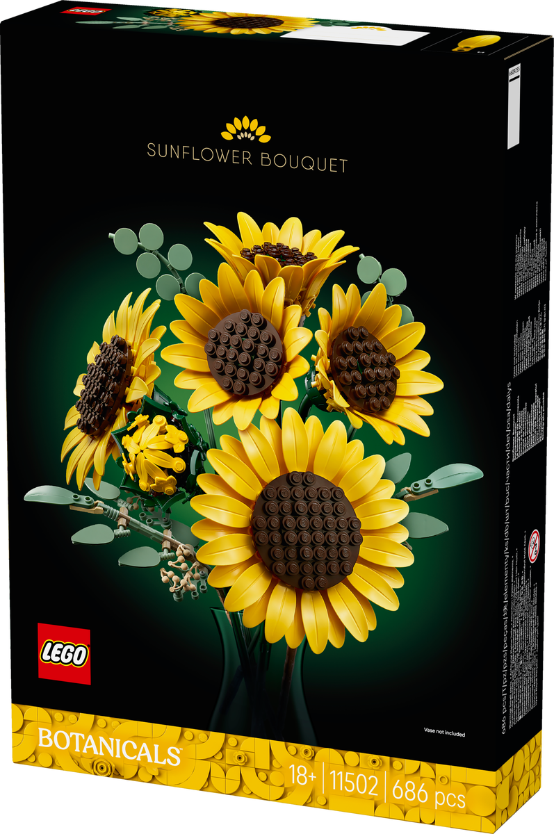 LEGO Botanicals Solsikkebukett, blomsterdekorasjon 11502