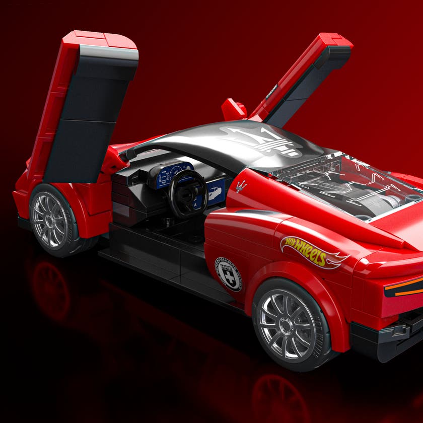 Mattel Brick Shop Maserati MC20 Speed Series