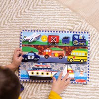 Wooden Chunky Puzzle Vehicles