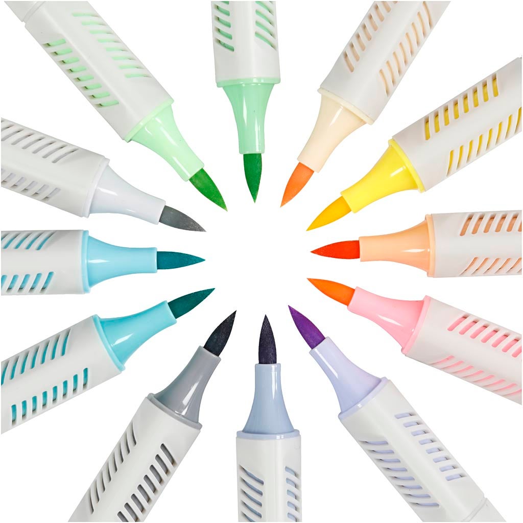 Sketch Marker, pastellfarger