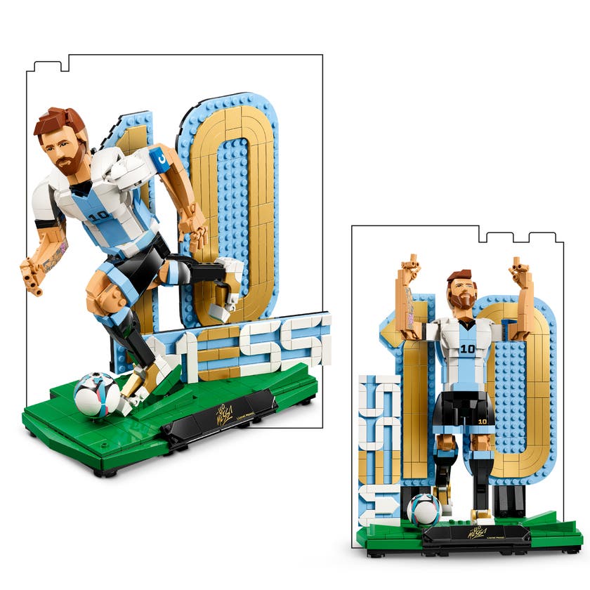LEGO® Editions Fotball-legenden Lionel Messi. Byggesett 43015
