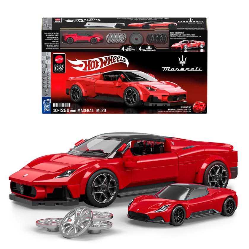 Mattel Brick Shop Maserati MC20 Speed Series