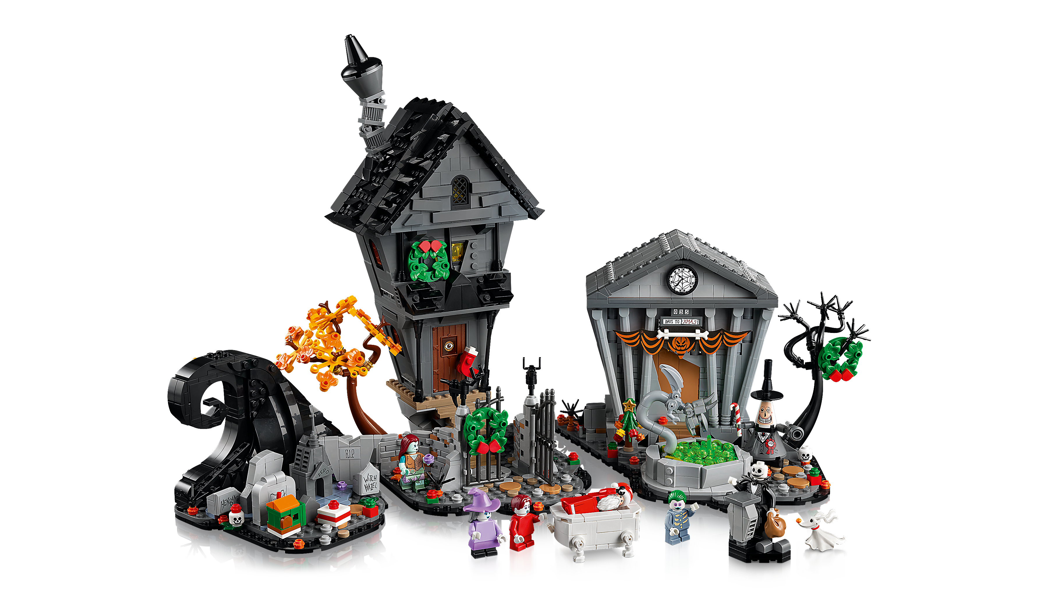 LEGO® Ideas Tim Burtons Et førjulsmareritt, diorama 21351
