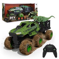 Sharper Image Rex Recon radiostyrt lastbil med dinosaur